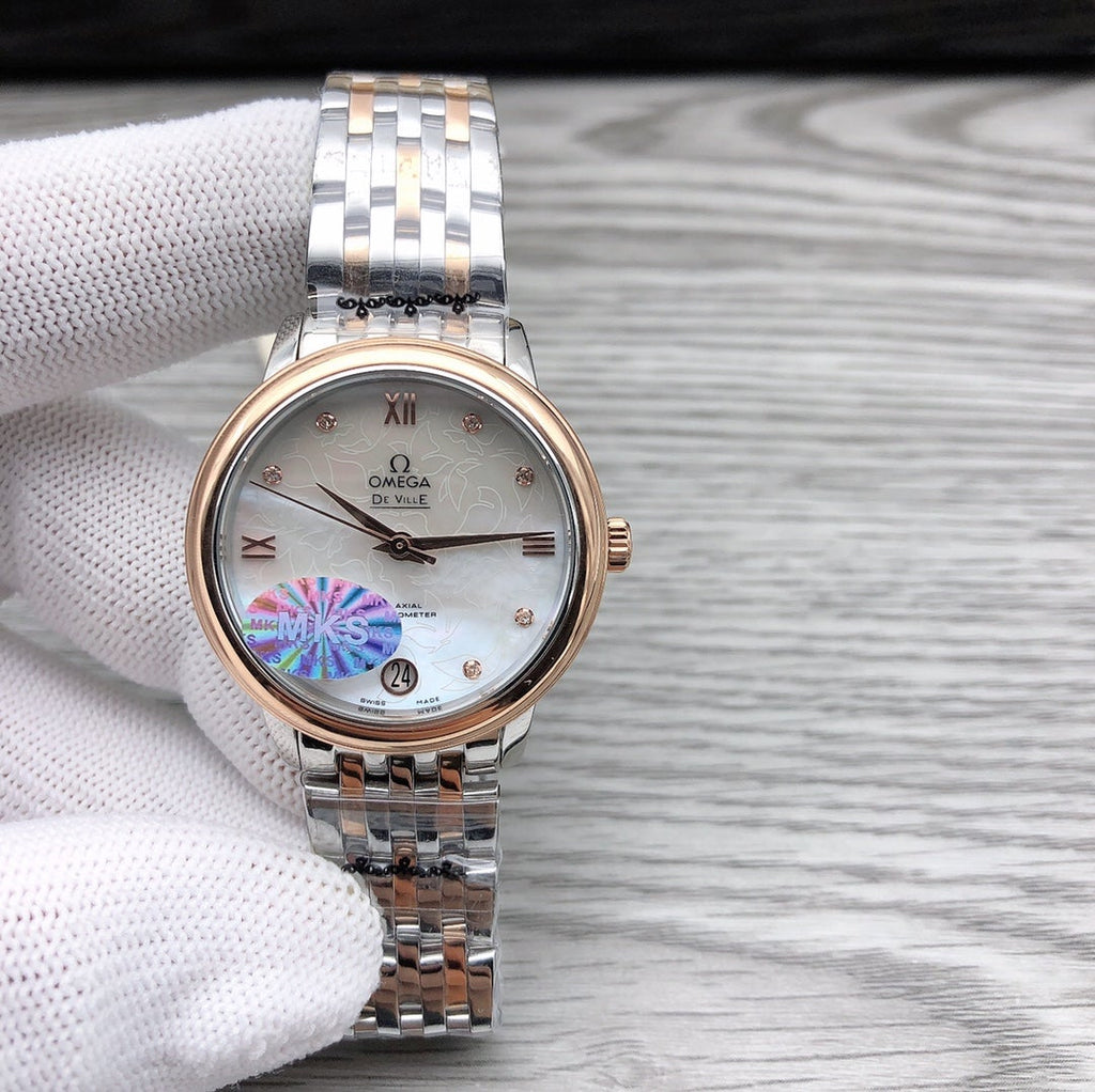 DE VILLE PRESTIGE CO-AXIAL 32.7MM MOP DIAL