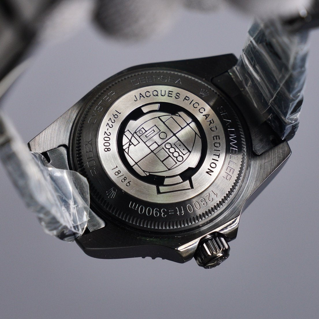 SEA-DWELLER DEEPSEA 44MM CUSTOM ALL BLACK DEEP BLUE DIAL