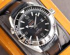 SEAMASTER PROFESSIONAL PLANET OCEAN 600M BLACK CERAMIC LEATHER