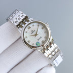 DEVILLE PRESTIGE 27MM QUARTZ STEEL CASE MOP DIAL