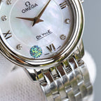 DEVILLE PRESTIGE 27MM QUARTZ STEEL CASE MOP DIAL